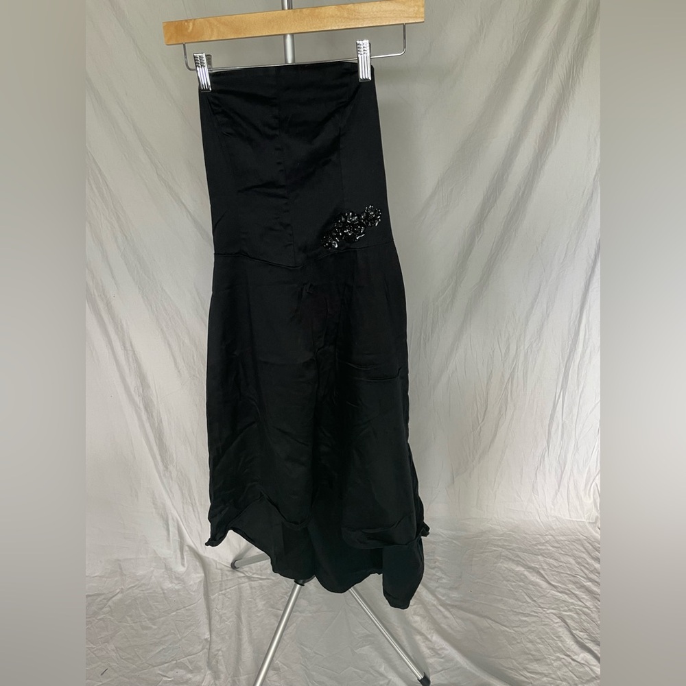 Jonathan Martin vintage black strapless prom dress size small